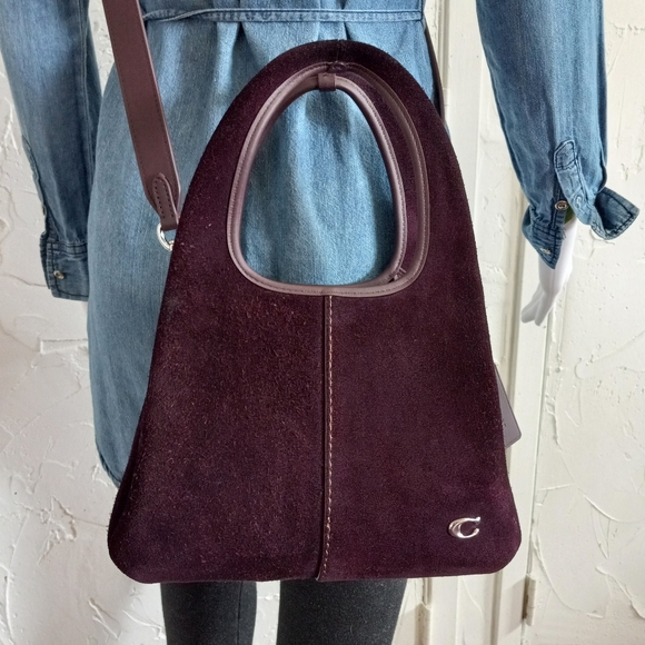 Coach Handbags - Coach Lana Shoulder Bag 23, Mahogany, Custom Dyed